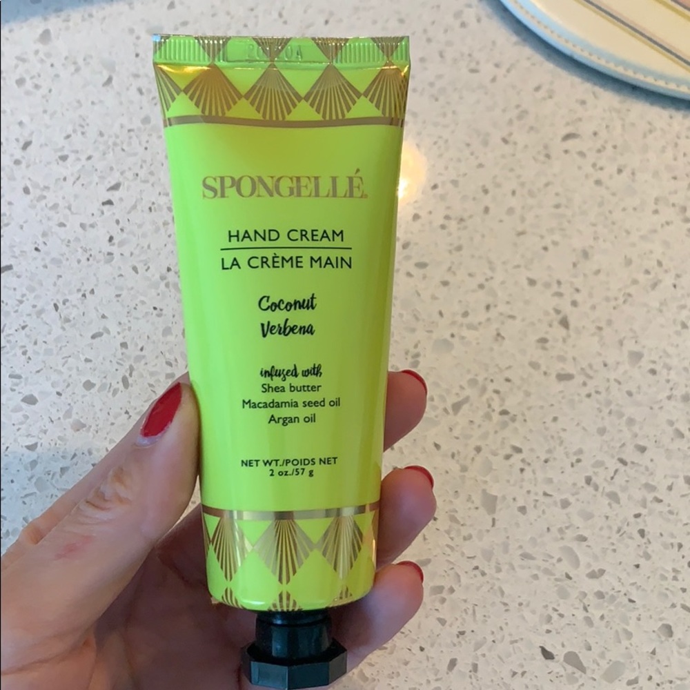 Spongelle coconut Verbena hand cream